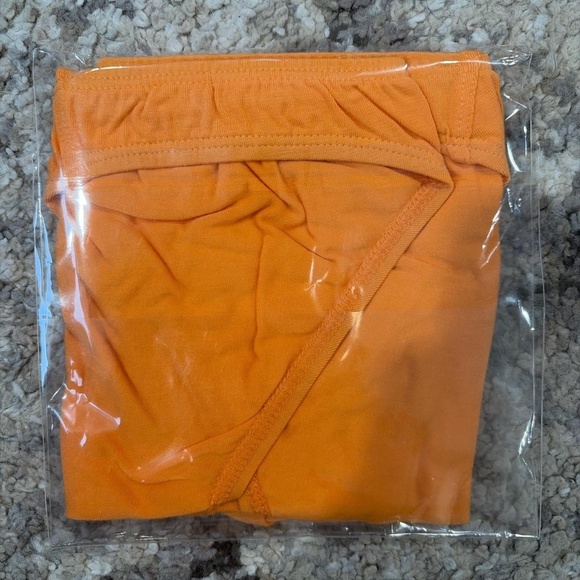 Andrew Christian orange almost naked ultra low rise briefs LARGE NWT - Picture 2 of 3